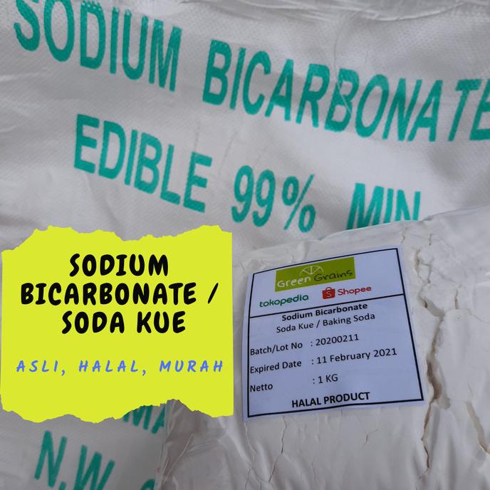 

Sodium Bicarbonate / Soda Kue - 1 KG TERLARIS TERPERCAYA ORIGINAL