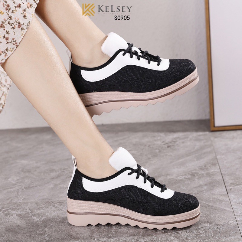 (GRATIS ALAS KAKI) NICOLE SEPATU WEDGES WANITA KELSEY SG905 Sepatu Wedges Wanitao