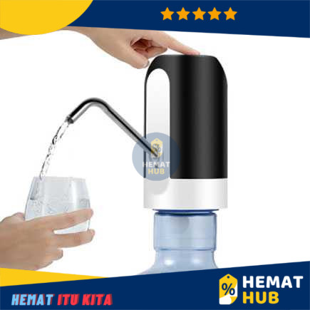 Pompa Air Galon Elektrik Otomatis Water Dispenser Pump USB Rechargeable Food Grade Minum Automatic