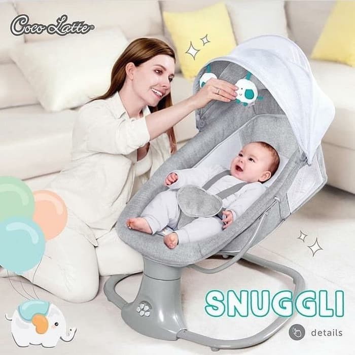 Makassar ! Cocolatte Snuggli 2.0 Premier Tom &amp; Jerry Swing Ayunan Bayi Elektrik / Bouncer Swing