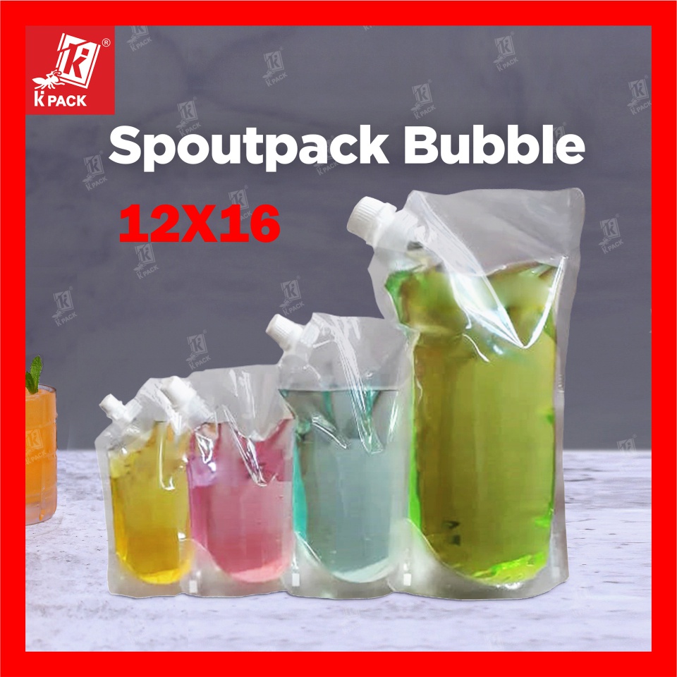 Standing Pouch / kemasan / plastik minuman spout 250 ml / 12x16 cm