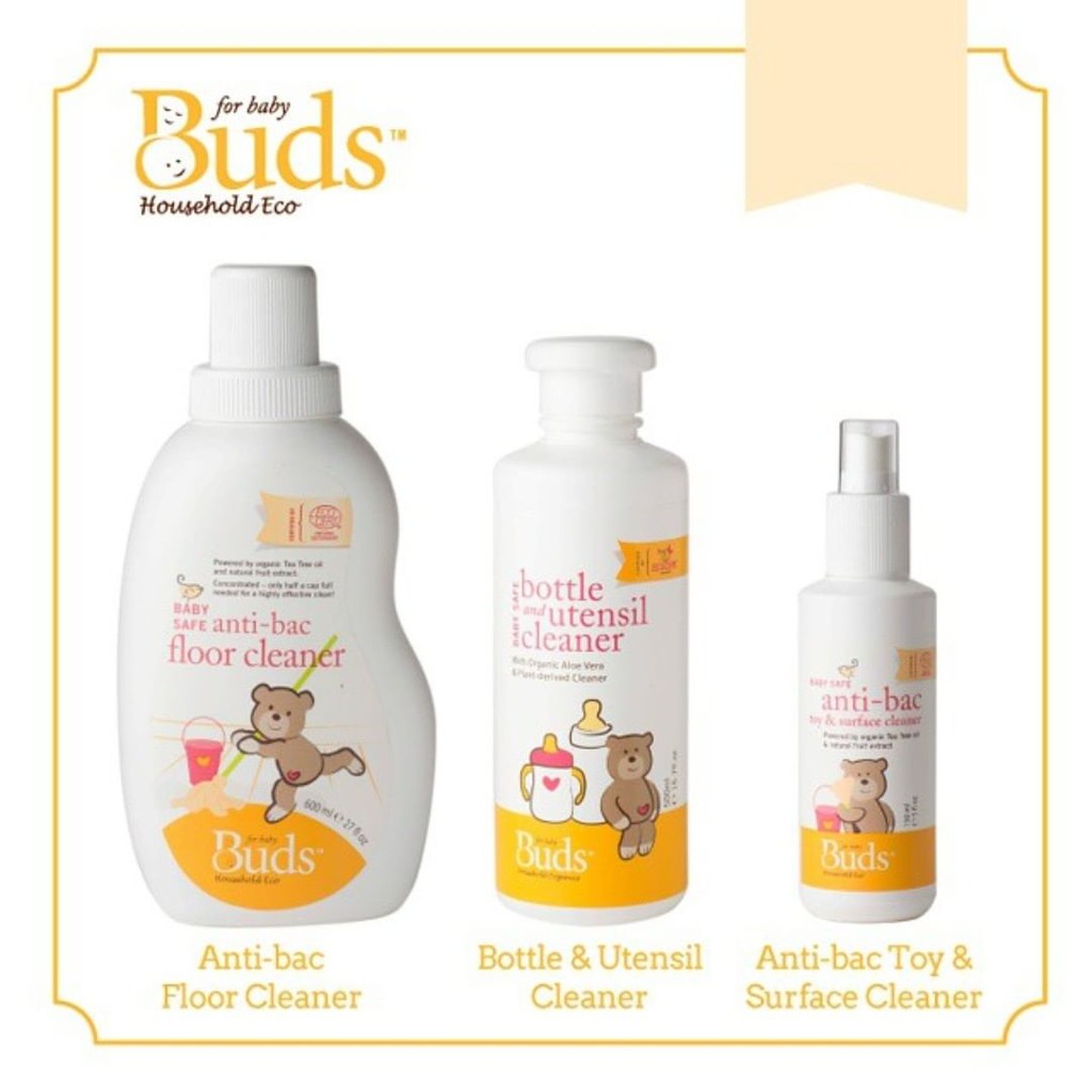 BUDS BABY SAFE ANTI BACTERIA TOY &amp; SURFACE CLEANER