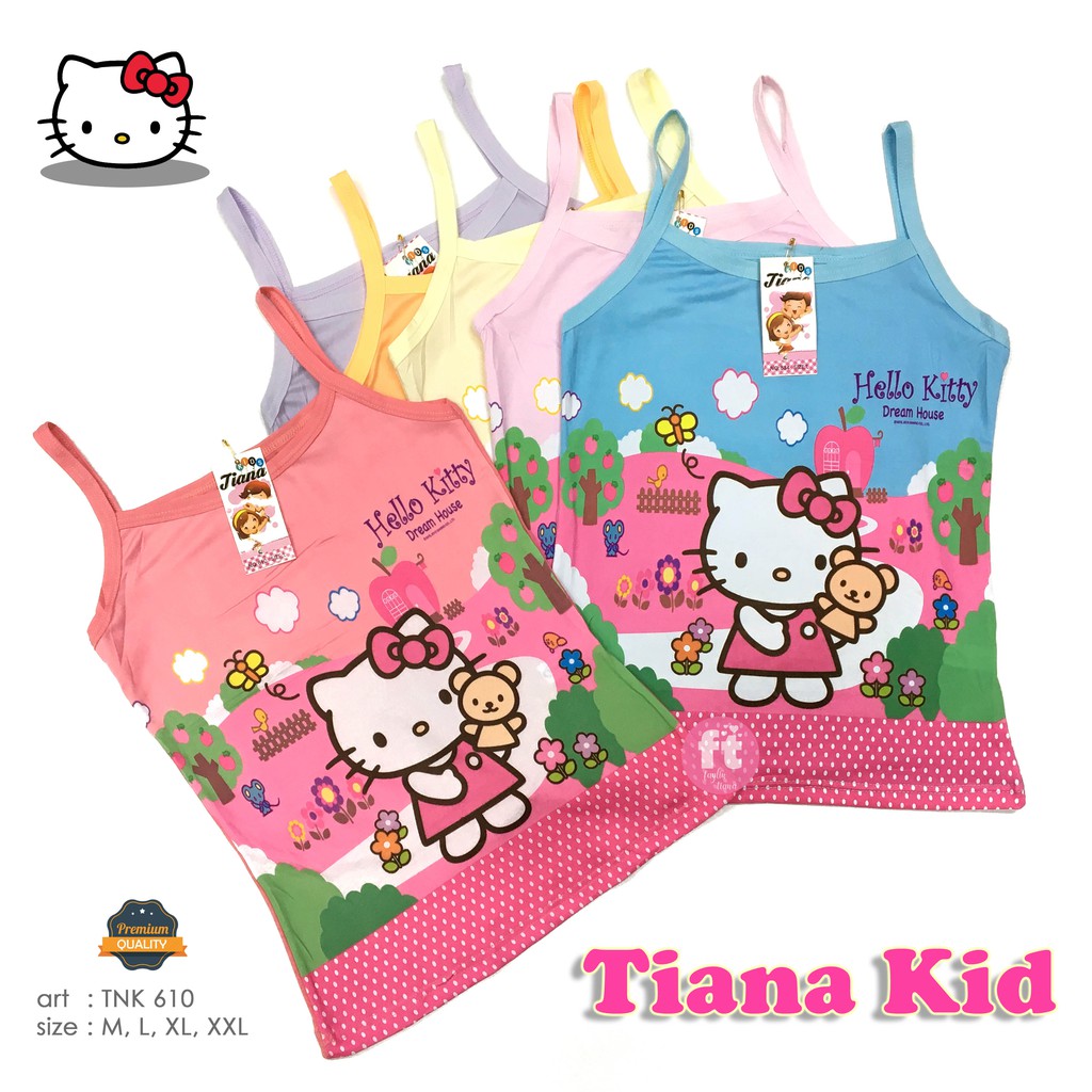 TIANA KIDS | Tanktop Anak / Atasan Anak / Singlet Anak / Tali Kecil