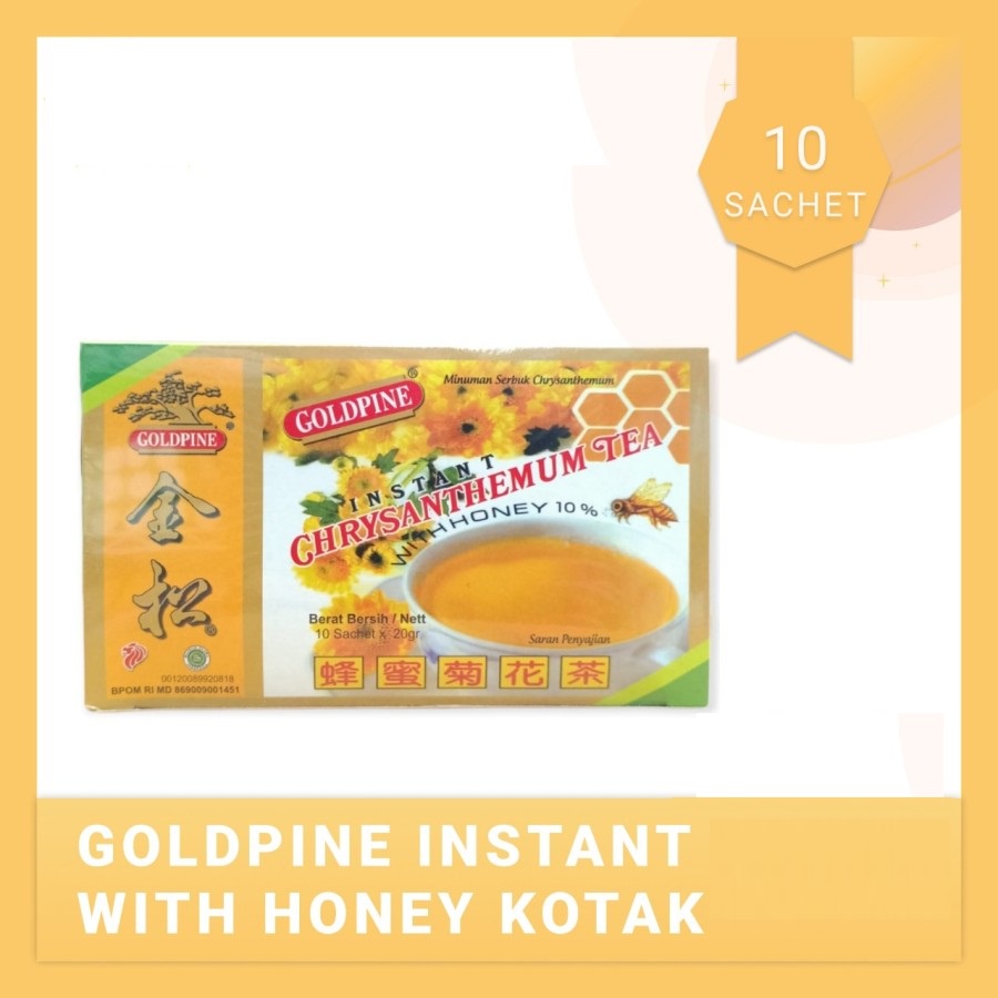 

GOLDPINE Chrysanthemum / Teh Kembang bunga krisan /Instant Chrysanthemum Tea Goldpine (Kotak) / Teh manis madu