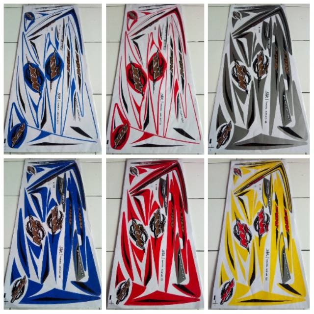 (Bisa COD) Striping Stiker Variasi Thailand Motor Yamaha Xeon RC 125 - Mio MX