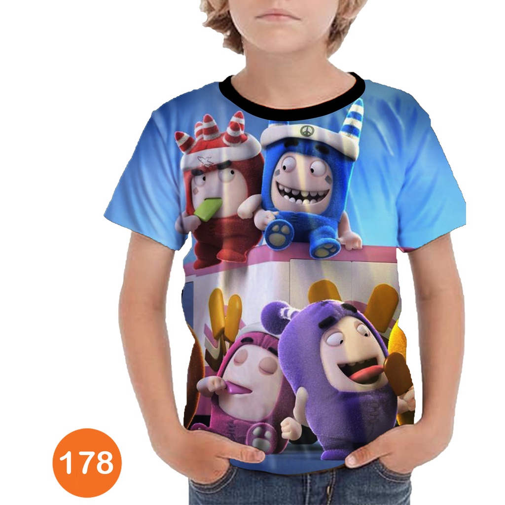 Baju Anak Oddbods Baju 3D Animasi Anak #COWO-178