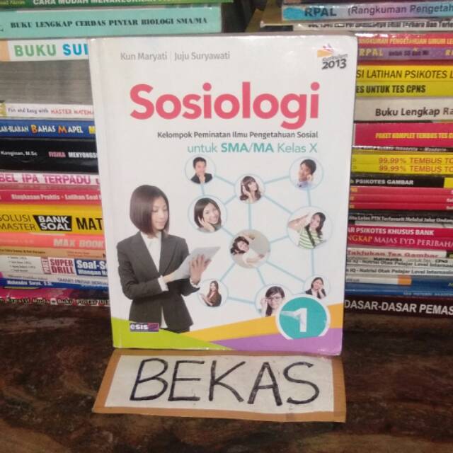 Sosiologi Kelas 10 X 1 Sma Erlangga Esis Kurikulum 2013 Peminatan Kun Maryati Shopee Indonesia
