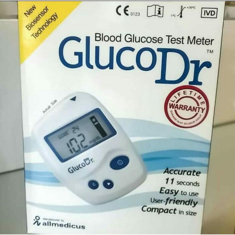 alat cek diabetes gluco dr omron original