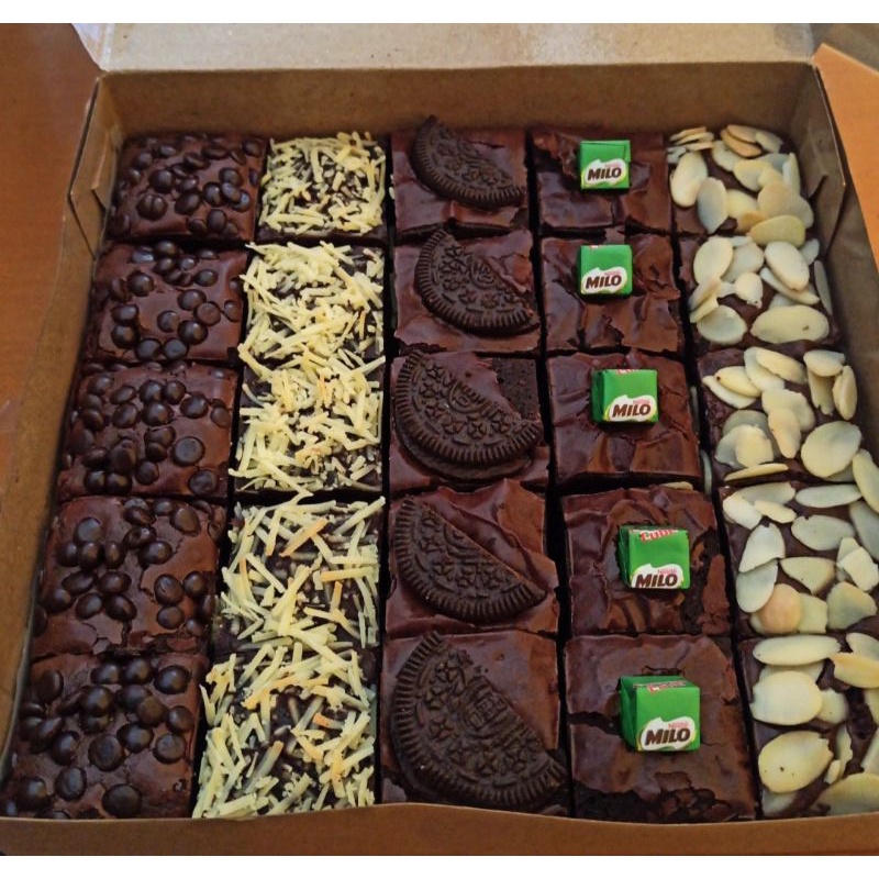 

Brownies sekat 22x22cm