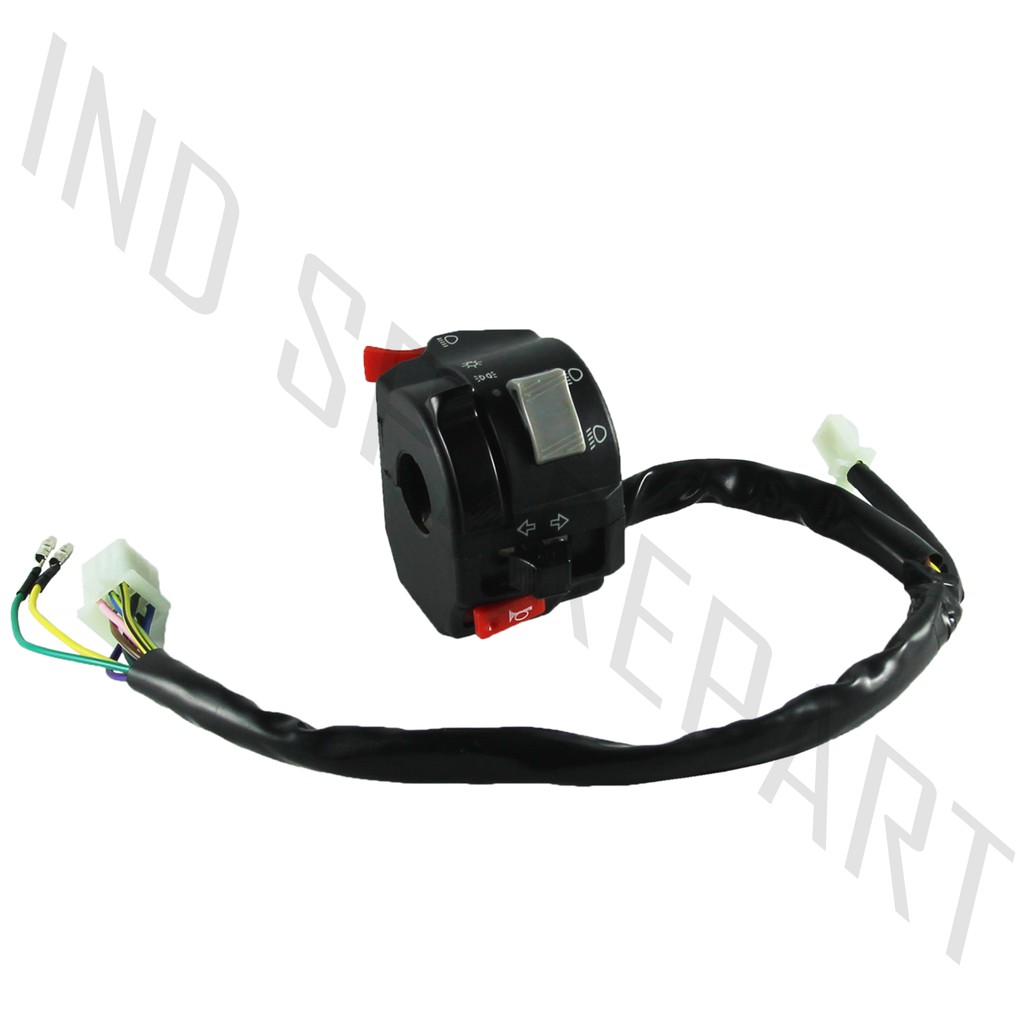 Holder-Handle Switch-Saklar Kiri-Left Lampu On-Off Scorpio/Scorpio Z
