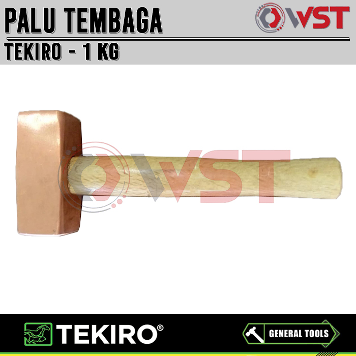 Tekiro Palu Tembaga 1KG / Copper Hammer 1Kilo 1000G 1000Gram