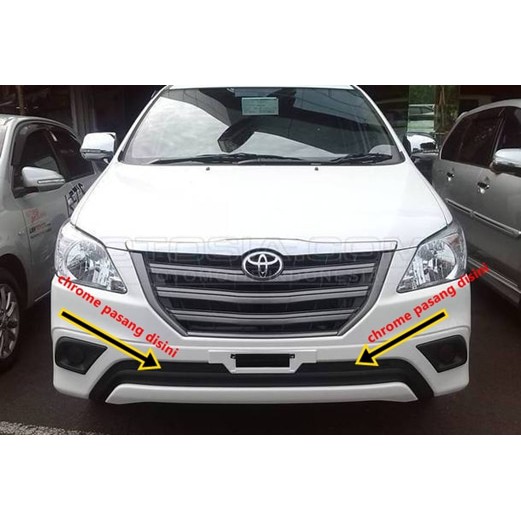 List Grill Bumper Depan Bawah Grand Innova