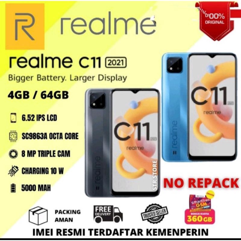 realme c11 2021 ram 4 64gb garansi resmi realme indonesia