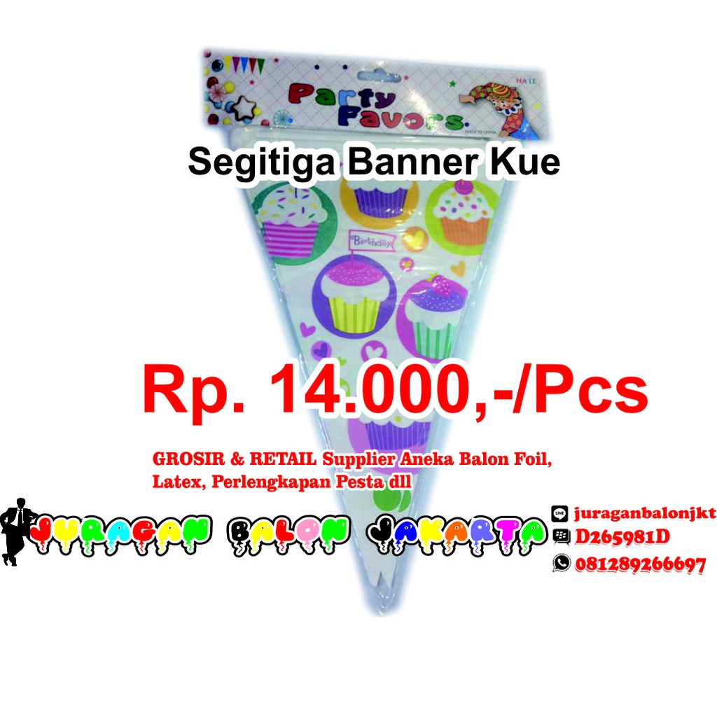 

Segitiga Banner Kue