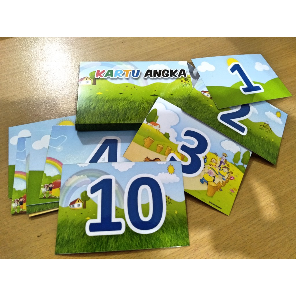 flash card kartu belajar (Alfabet,hijiayah,angka) paket 3 box