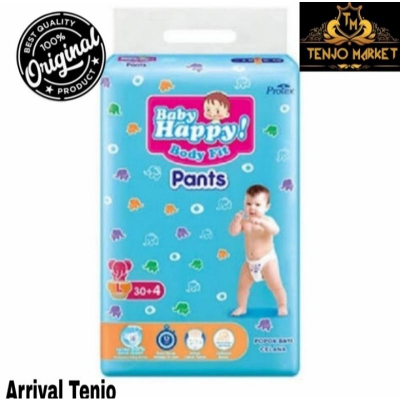 BABY HAPPY BODY FIT PANTS L30 / PAMPERS / DIAPERS / POPOK BAYI