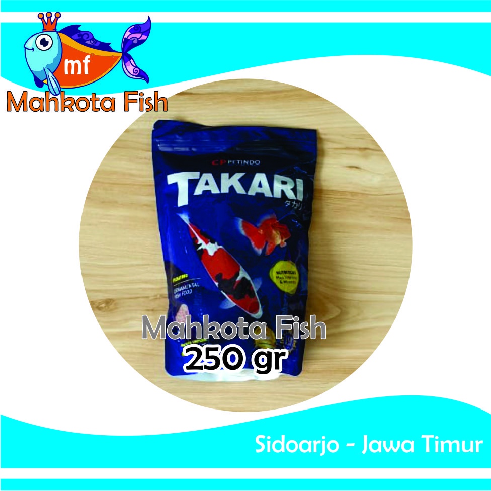 TAKARI 250 gr | Pakan Ikan TAKARI 250gr | Makankan Ikan | Pelet Ikan Hias