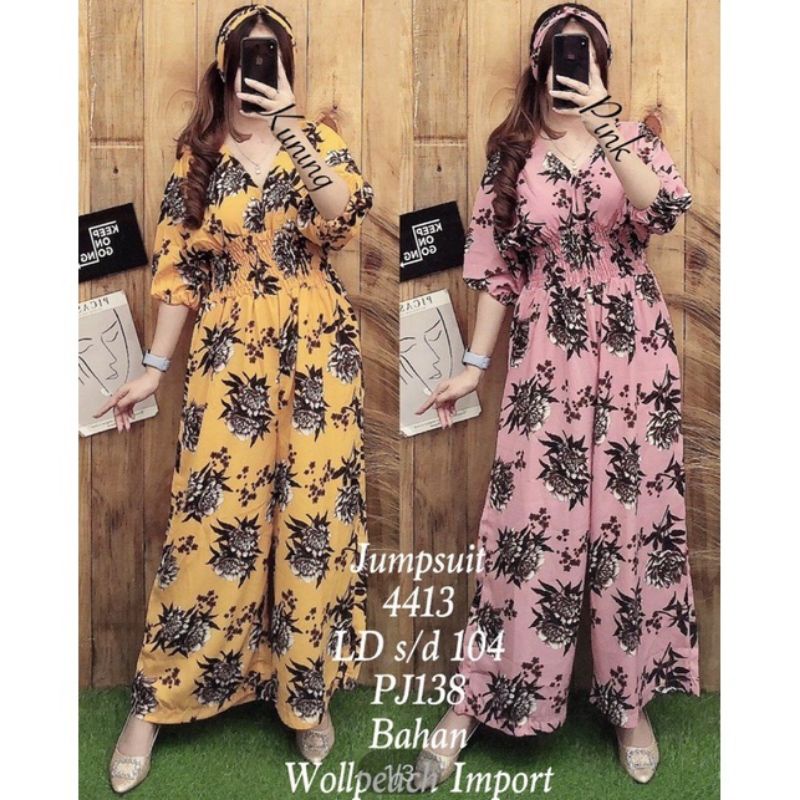 Jumpsuit Amara 413 Free Bando | Jumpsuit Jumbo