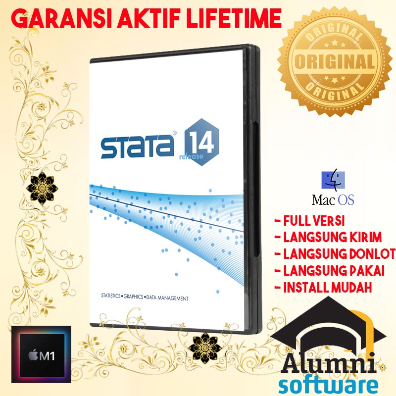 [FULL VERSION] Stata 14 Mac MONTEREY - GARANSI AKTIVASI