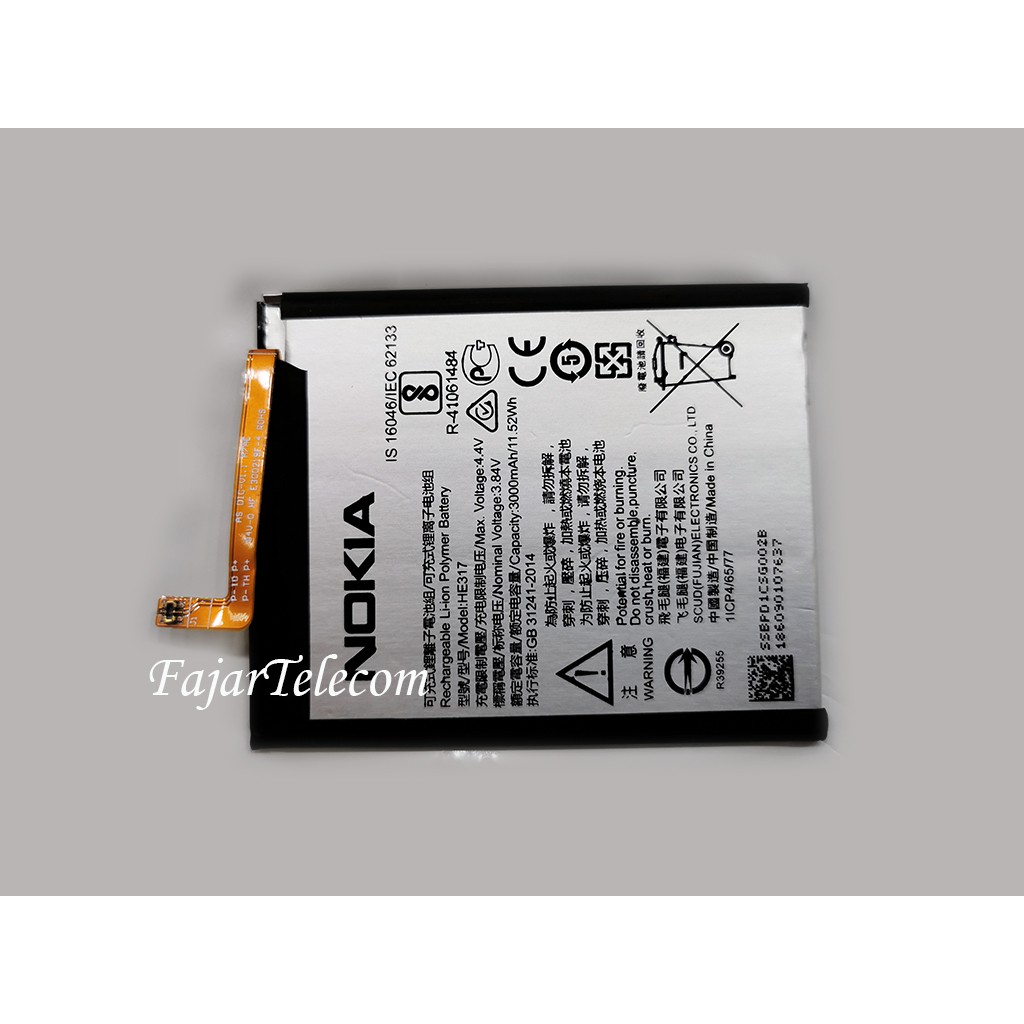 Baterai Nokia 6 HE317 Original
