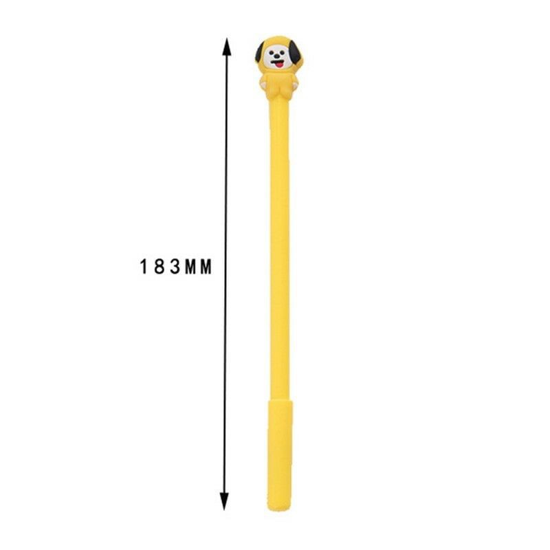 

Perlengkapan Sekolah Yo Yo Kpop BTS Cartoon Ballpoint Pen Jungkook Suga Cute Black Ink Gel Pen