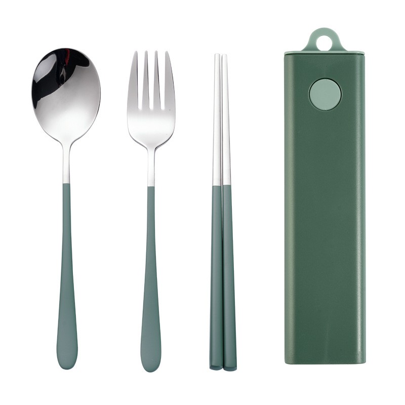 Sendok Korea Set / Alat Makan Korea Set / Sujeo Set Stainless Steel Premium 01