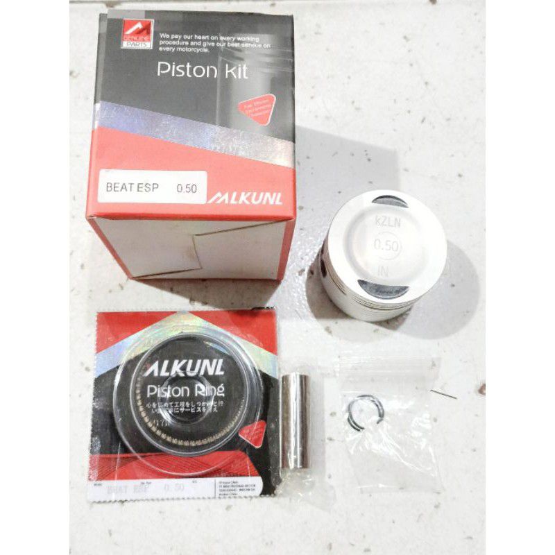 PISTON SEHER KIT PAKET BEAT POP STREET ECO BEAT ESP FI INJEKSI 2016-2018 UKURAN 50 MLKUNI