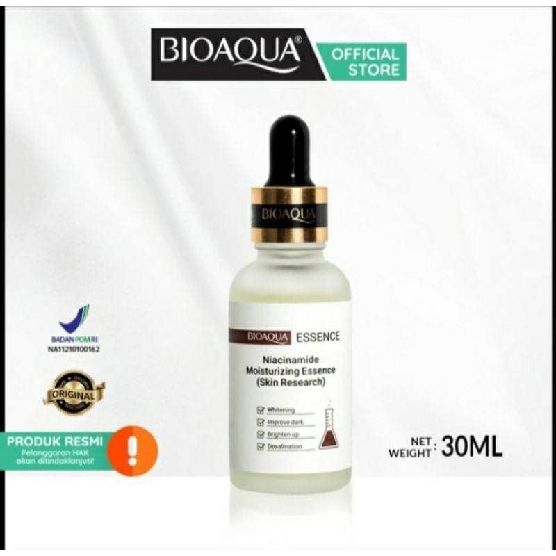 BIOAQUA Niacinamide Mosturizing Essence 30ml - Serum Wajah