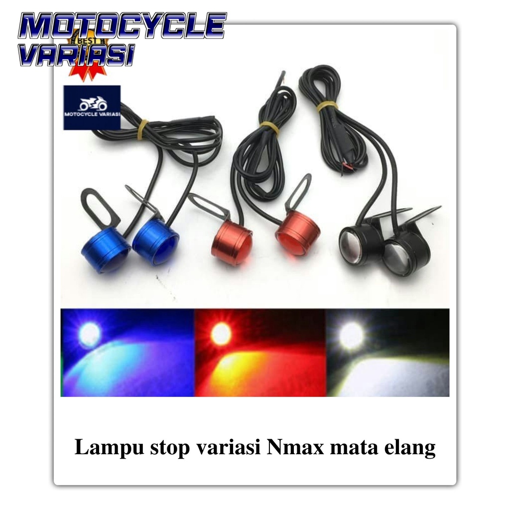 Lampu stop variasi Nmax mata elang