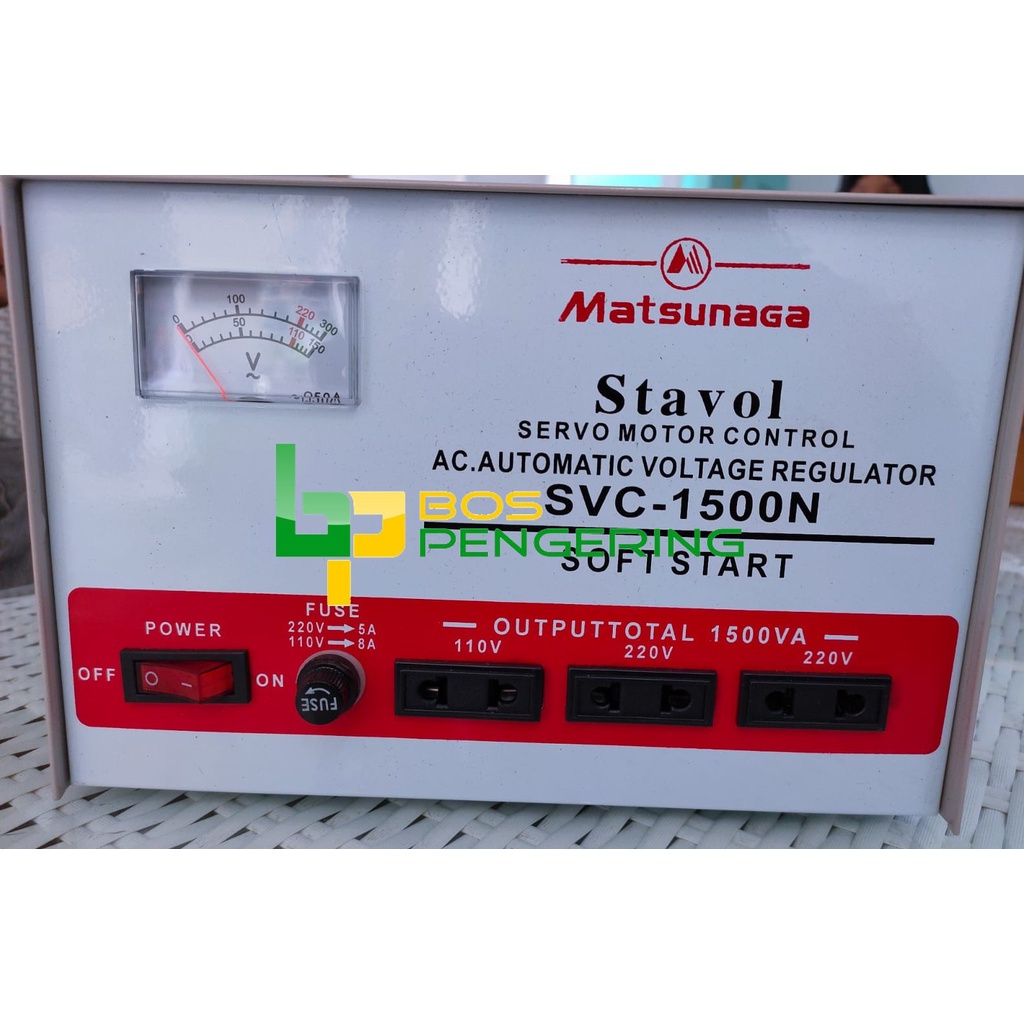 Stabilizer Matsunaga SVC-1500N Servo Motor Control