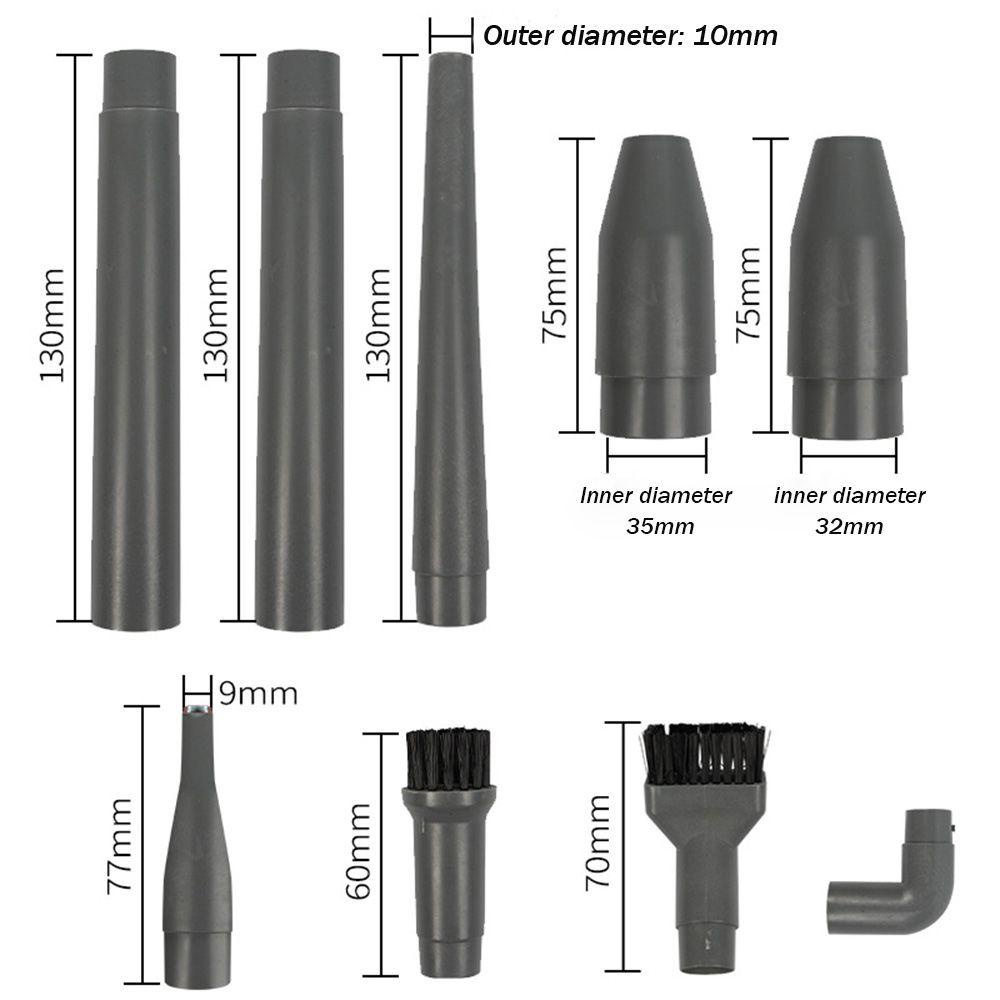 Solighter Vacuum Cleaner Kepala Sikat Nozzle Plastik Alat Bersih Universal Sikat Sudut Multifungsi