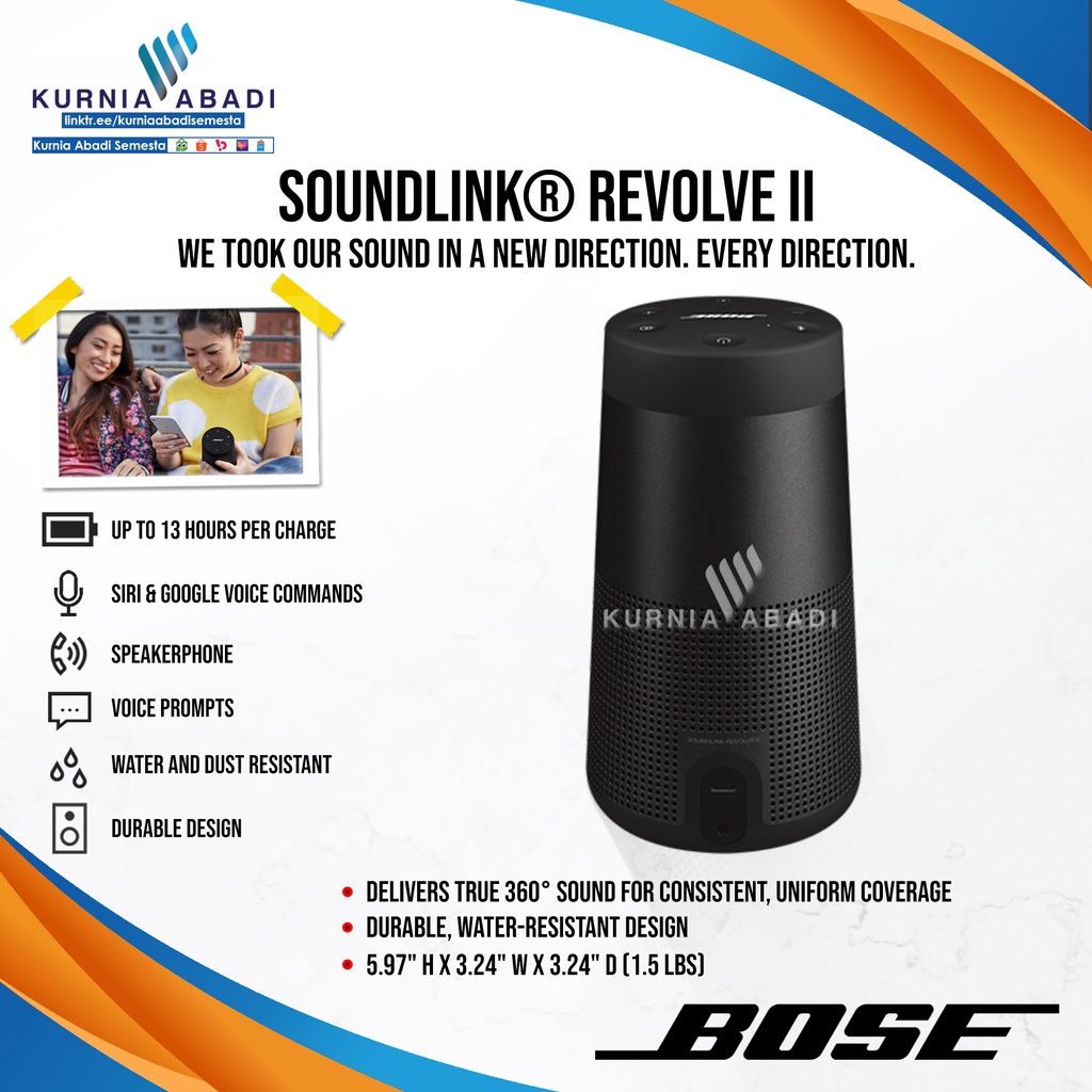 BOSE SoundLink Revolve II Bluetooth Speaker