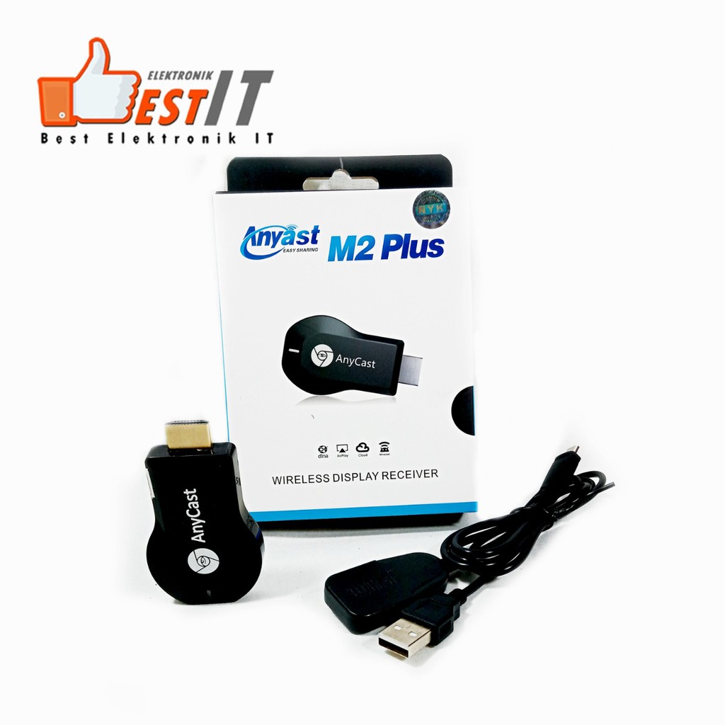 Anycast M2 PLUS Wi-Fi Display Chromecast Miracast TV Dongle