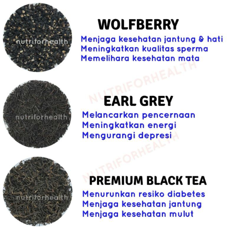 (100gr) Flower Tea Teh Bunga Osmanthus Silver Needle Golden Edge Genmaicha Black Tea Lohankuo