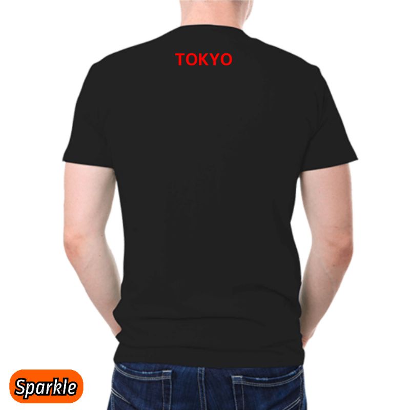 Kaks Distro Motif tulisan Tokyo Japan Cotton Combad 30s - Sparkle