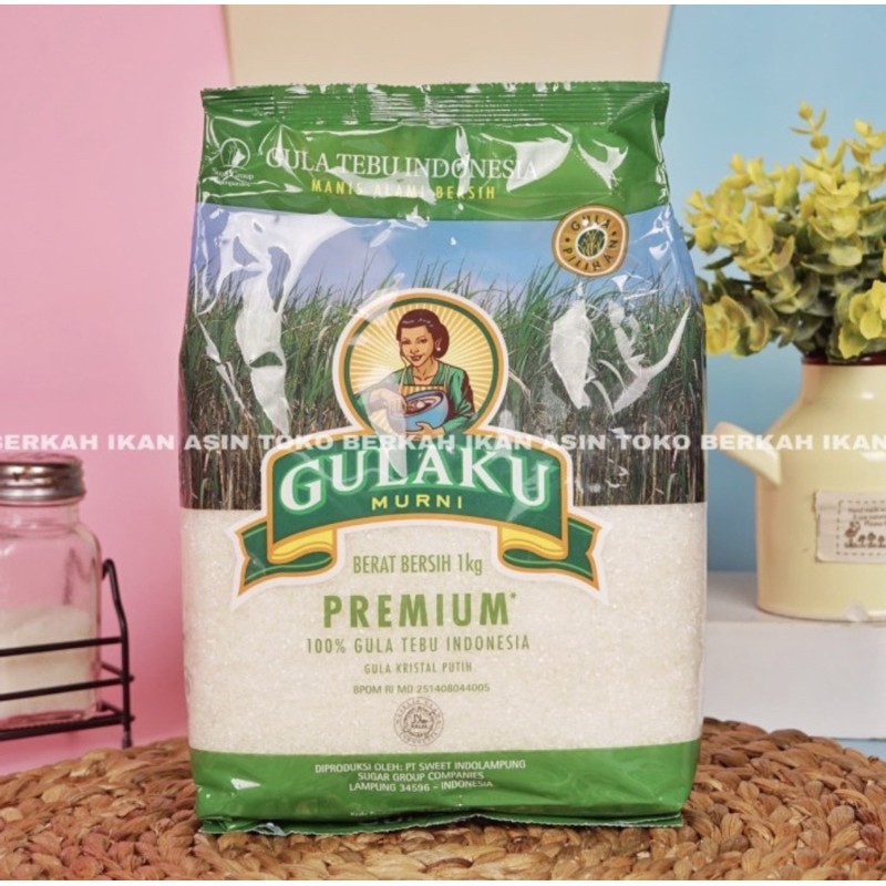 

Gulaku Premium 1KG Hijau / Gula Asli Premium