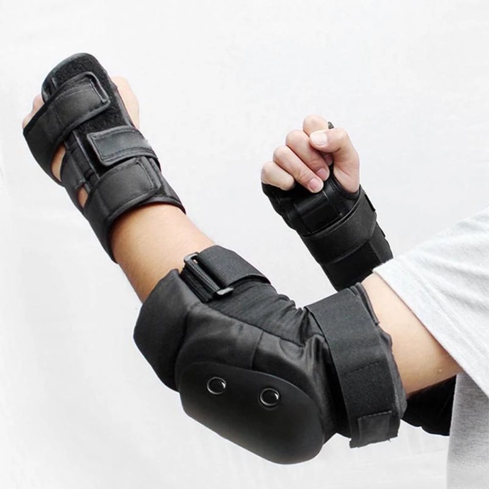 REBUY Sports Equipment Skating Protective Gear Sports Safety Wrist Guards Knee Elbow Pads Cycling Wrist Pad Roller Skating Knee Pad Elbow Pad Skateboard Safety Protector