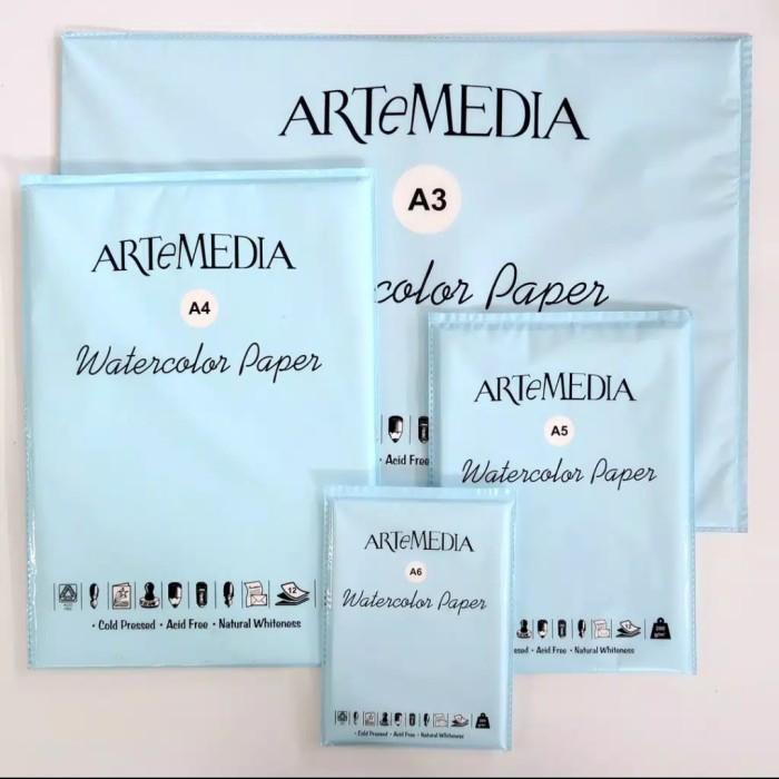 

Lora | Artemedia Watercolor Paper A3 - 5 Sheets - 200 Gsm