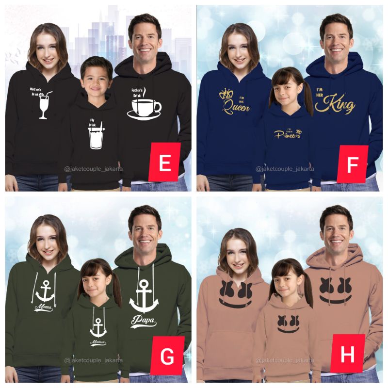 GRATIS CUSTOM NAMA-JAKET /SWEATER/JUMPER / ZIPPER HOODIE CROWN KING QUEEN PRINCE/PRINCESS-JANGKAR/AN