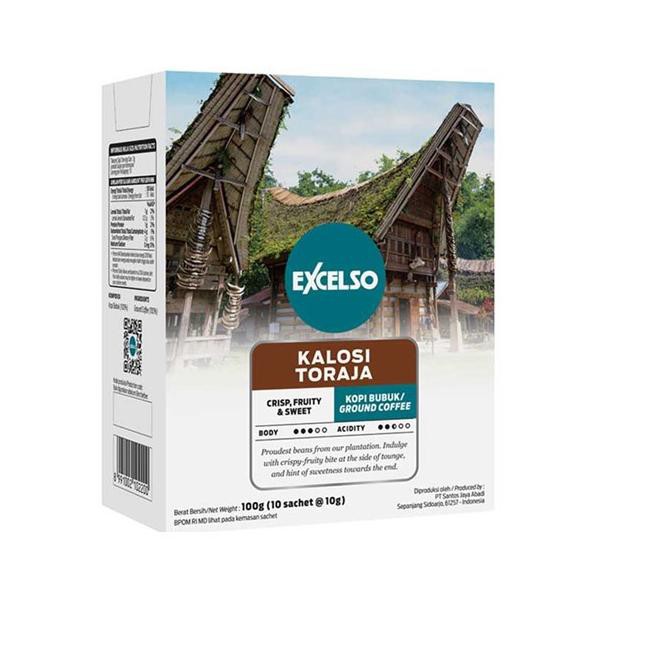 

[KODE BARU 763] Excelso Kalosi Toraja Box 10gr x 10 TERBARU!!!