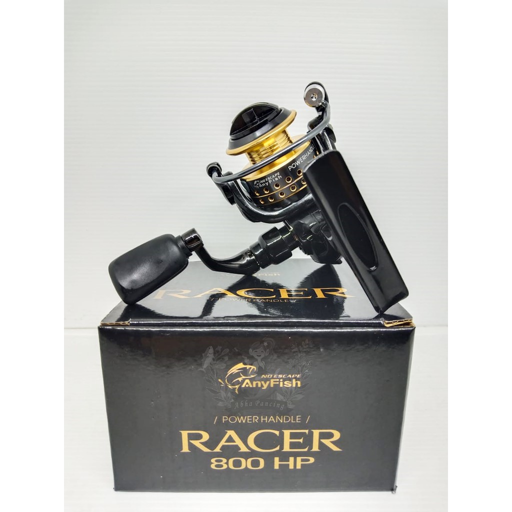 Reel Anyfish Racer 800 HP Power Handle One Way 9+1 Ball Bearing Aluminium Gulungan Pancing Original