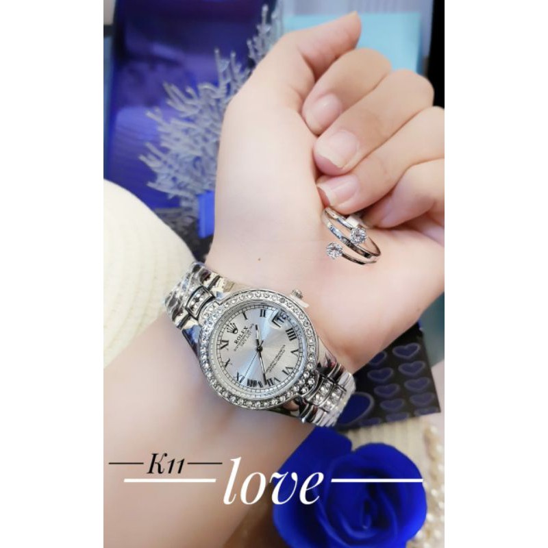 set jam tangan dan gelang