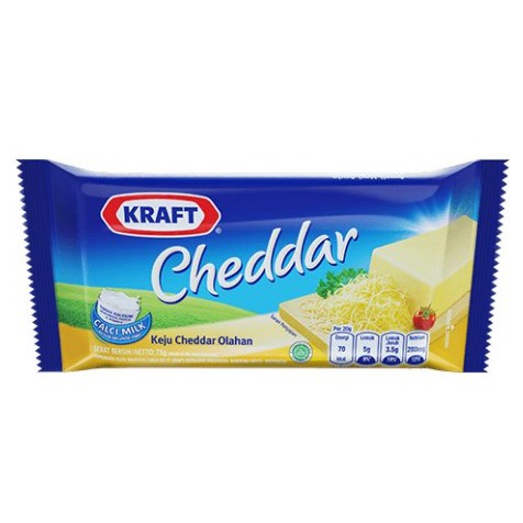 

Keju Kraft Cheddar 70 gr Sachet