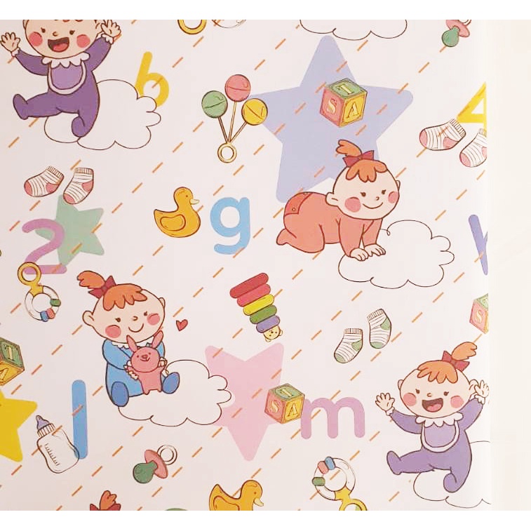 Kertas kado Wrapping Paper Sansan Wawa Seri Baby Kids