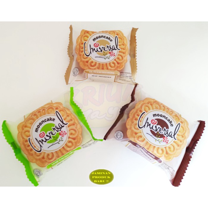 

KERING-KUE- KUE / PIA MOONCAKE UNIVERSAL ORIGINAL PACK SATUAN - COKLAT -KUE-KERING.