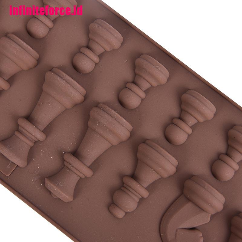 1PC New Chess Silicone Chocolate Molds DIY Cake Decorating Kitchen Cooking Tools