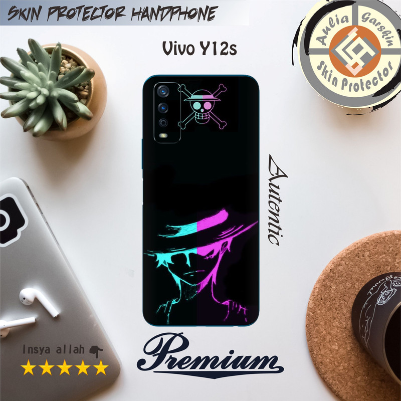 Garskin HP Vivo Y12s Motif luff - Free Custom Motif