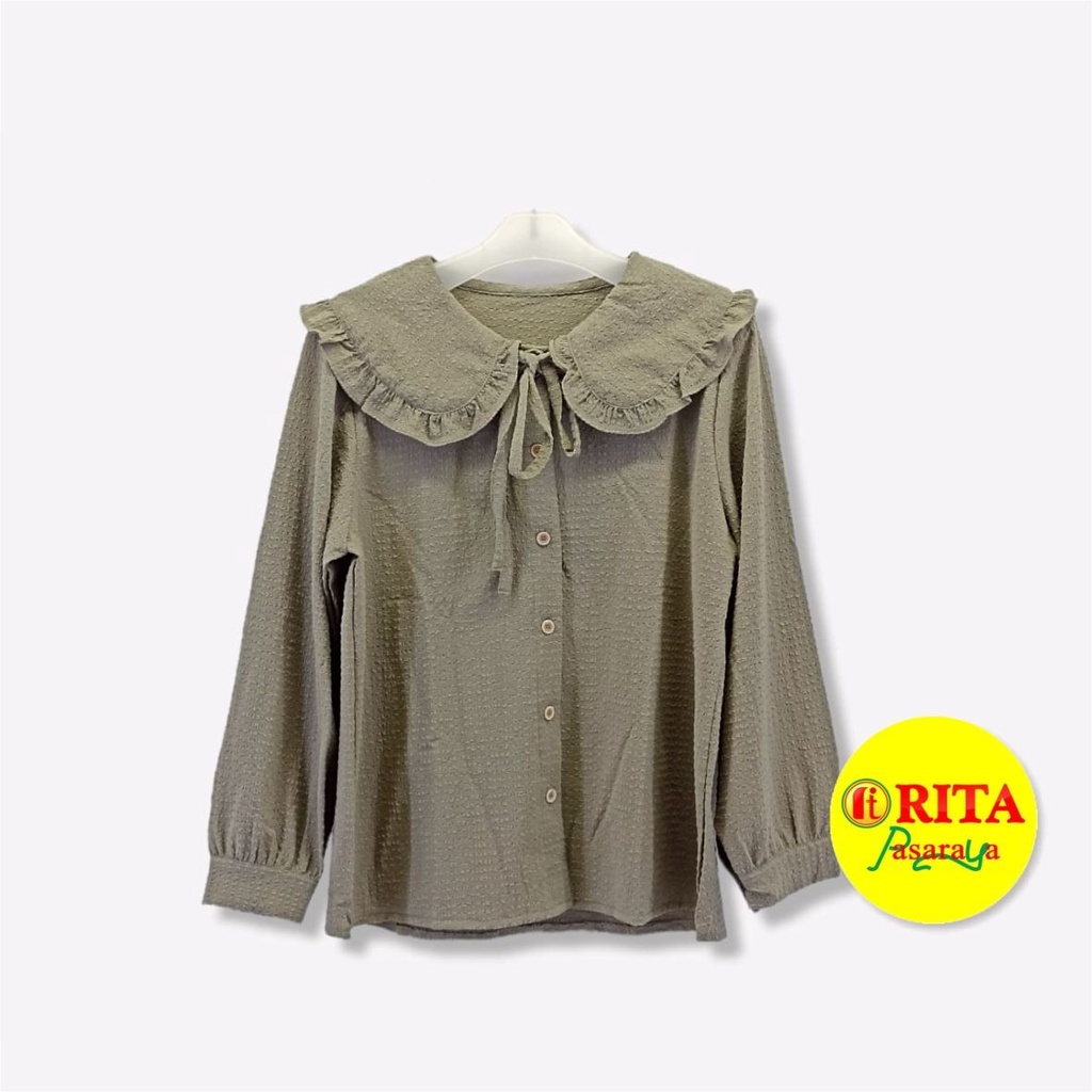 Atasan Wanita - Blouse E-Just Motif Polos