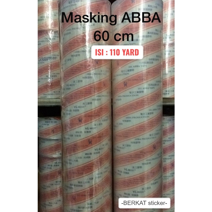 

TRANSFER / MASKING TAPE ABBA 60 cm x 110 yard LAMINASI CUTTING STICKER STIKER 60cm
