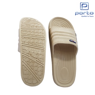 1017M - Porto Leveling Sandal Pria Selop Garis-Garis Santai Rumahan Awet Nyaman Tidak Licin Original Terbaru #6